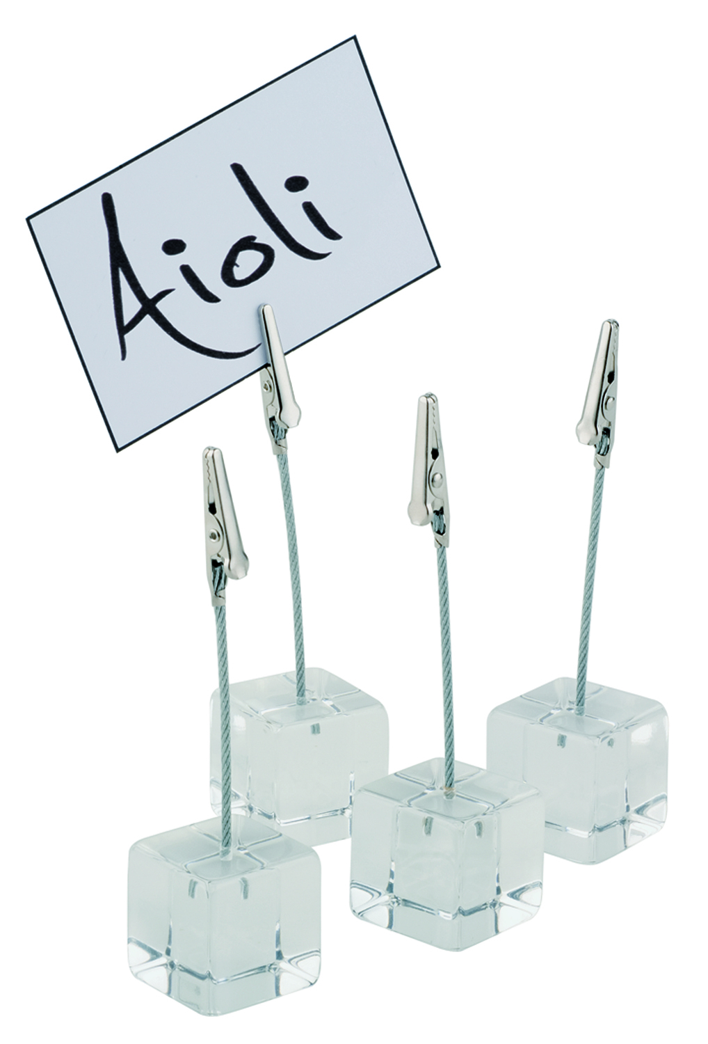 Acrylic card holder