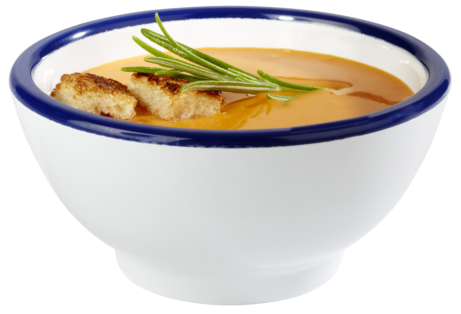 Bowl Pure blue rim