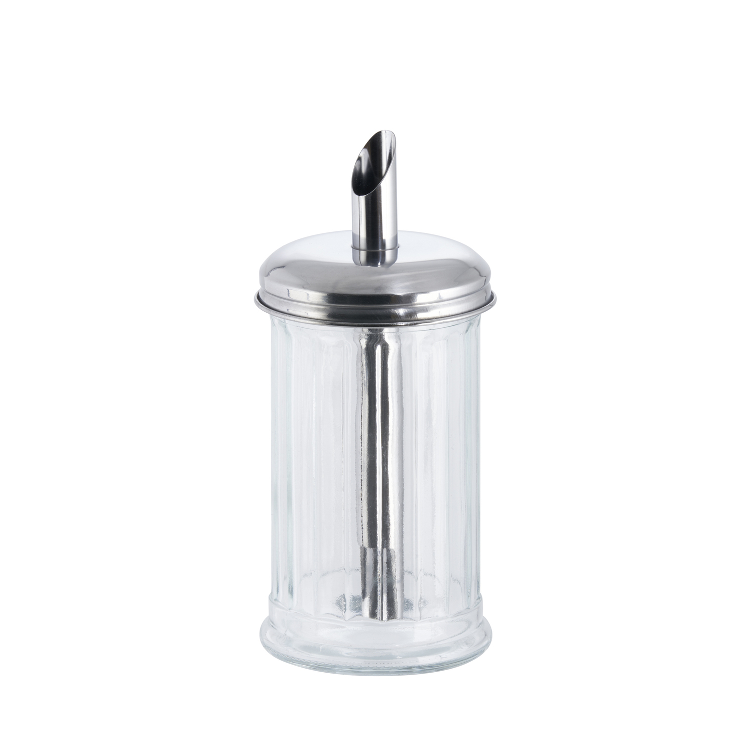 Sugar dispenser with dosing tube