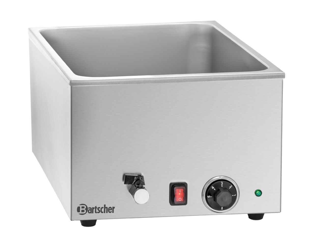 Bain-Marie with water drain tap